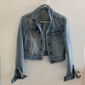 American Eagle denim jacket cropped